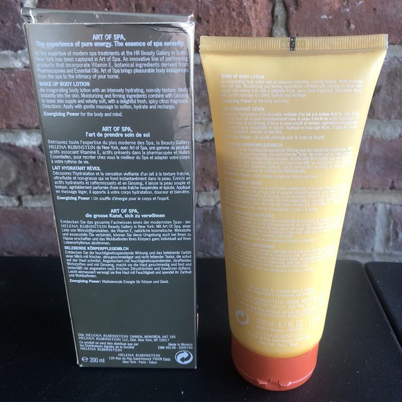 NIB Helena Rubinstein Art Of Spa Energizing Power Wake Up Body Lotion 6.7oz - Picture 2 of 4